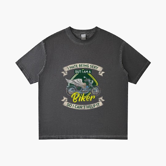 Biker Chopper Racing Two-Wheeler Gradient T Shirts