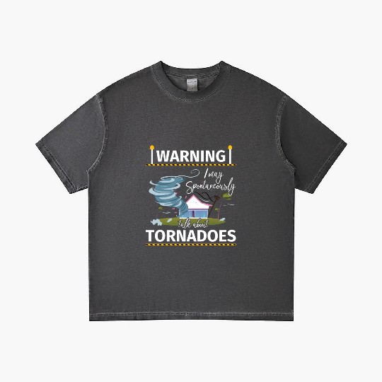 Warning Tornadoes Tornado Storm Chaser Gradient T Shirts
