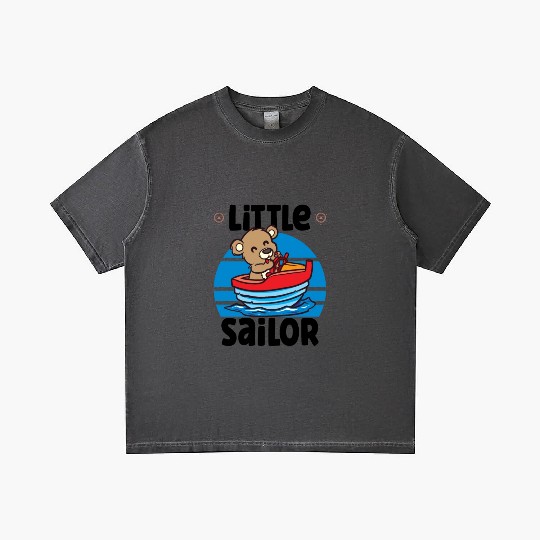 Sailing Sailboat Boating Kid Child Yacht Boat Gradient T Shirts