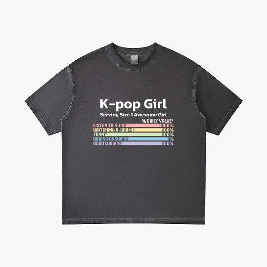 kpop girl, k pop music, korean pop music Gradient T Shirts