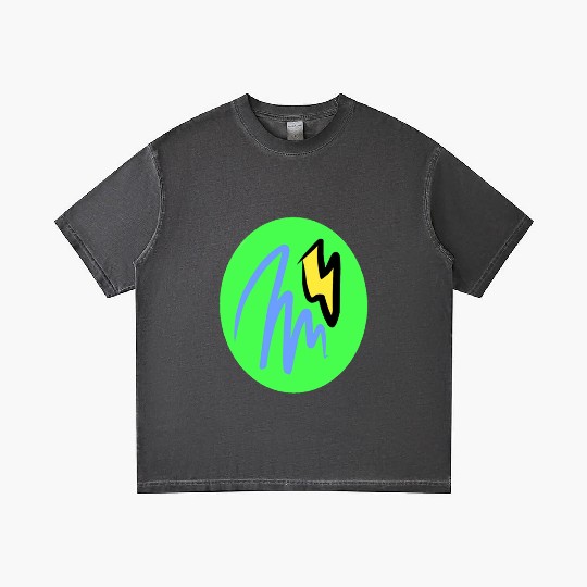 Tornado and Thunder design Gradient T Shirts