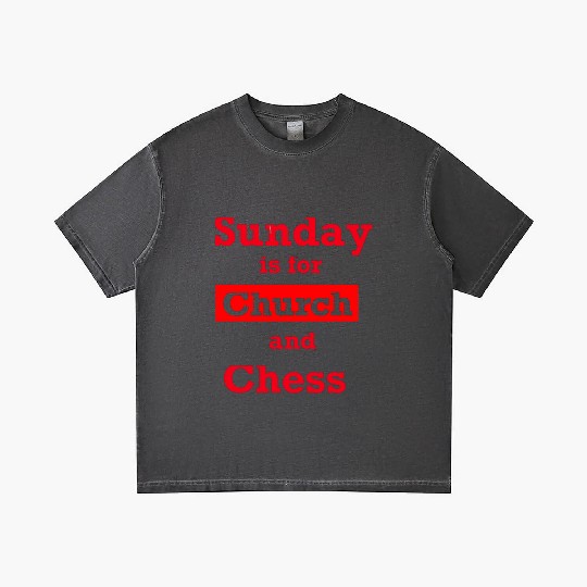 Sunday is for church and chess Gradient T Shirts