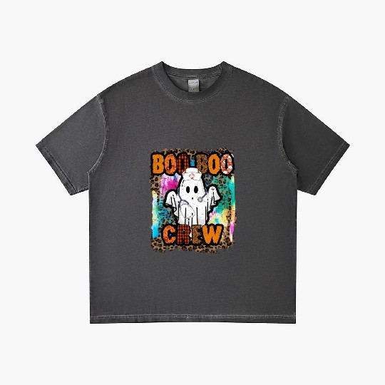 Halloween Boo Boo Crew Tie Dye Gradient T Shirts