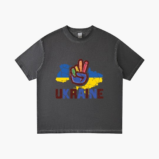 EU Ukraine Europe Friends Union Freedom Peace Gradient T Shirts
