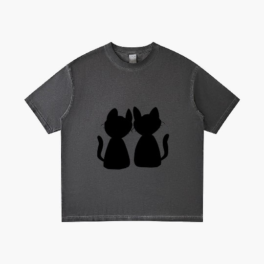 Cats friends animals symbol cat love Gradient T Shirts