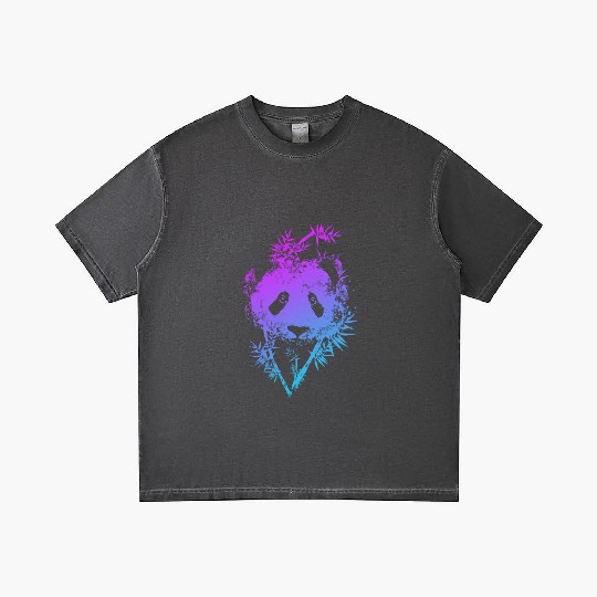 Panda - Purple Abstract Gradient T Shirts