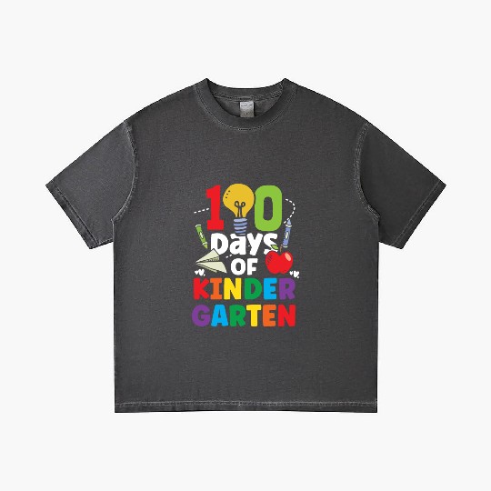 100 Days Of Kindergarten Cute Sweet Sayings Team Gradient T Shirts