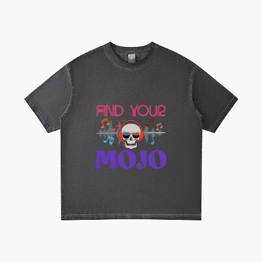 Find Your Mojo Colorful Violet Pink Retro Font Gradient T Shirts