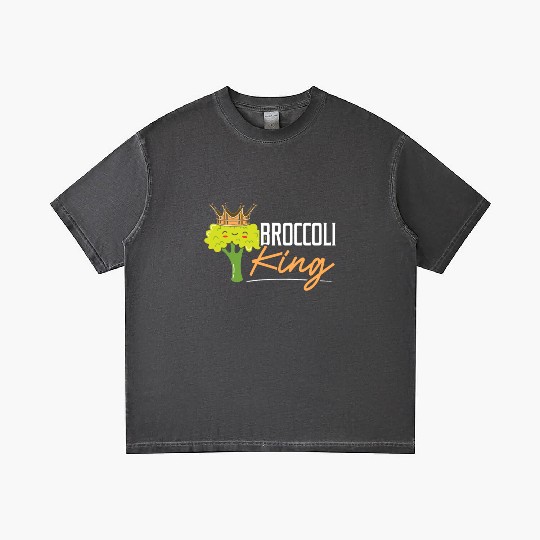 Broccoli King Broccoholic Vegetable Vegetarian Gradient T Shirts