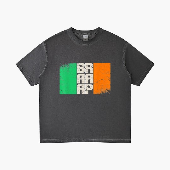 Dirt Biker Irish flag motocross Gradient T Shirts