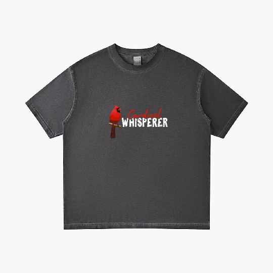 Cardinal Whisperer Northern Cardinal Bird Red Card Gradient T Shirts