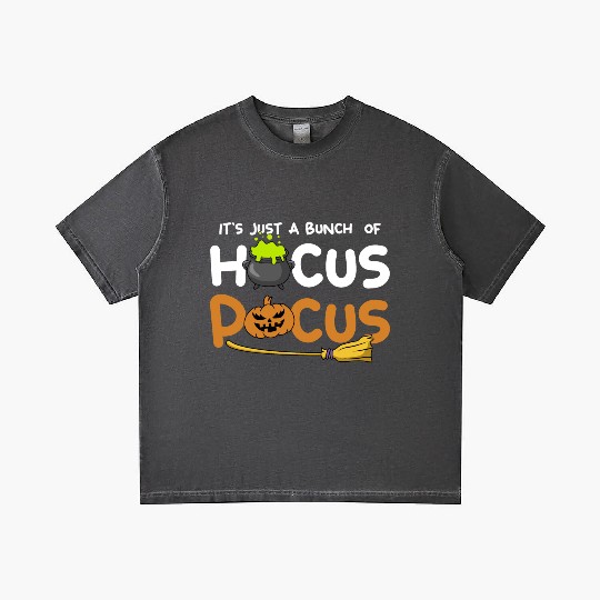It's Just A Bunch Of Hocus Pocus Pumpkin Halloween Gradient T Shirts