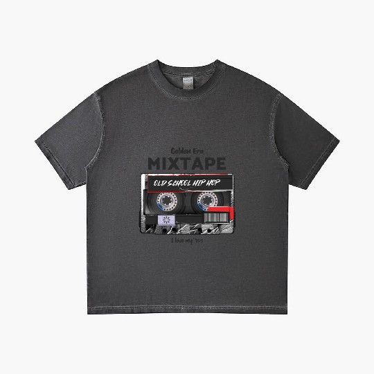 Old School Hip Hop cassette Gradient T Shirts
