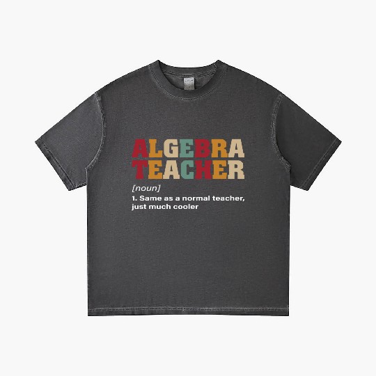 Math Teacher Algebra Teacher Noun Definition Gradient T Shirts