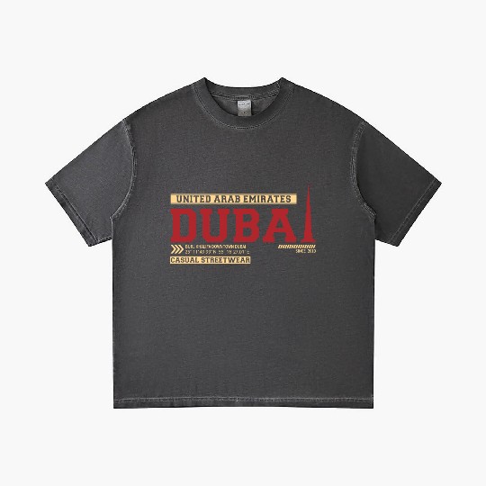 Burj Khalifa Downtown Dubai United Arab Emirates Gradient T Shirts