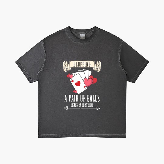 Card Game Blackjack All In Gradient T Shirts