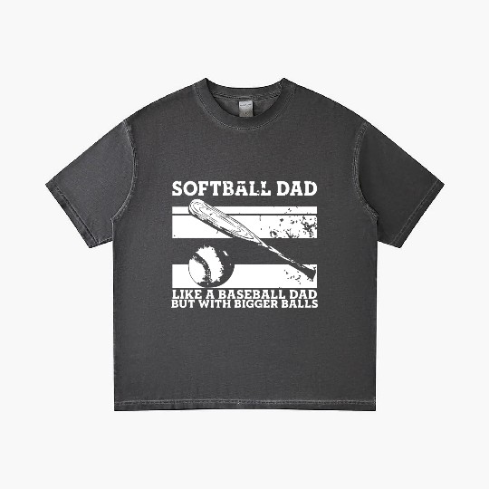 Softball Dad Gradient T Shirts
