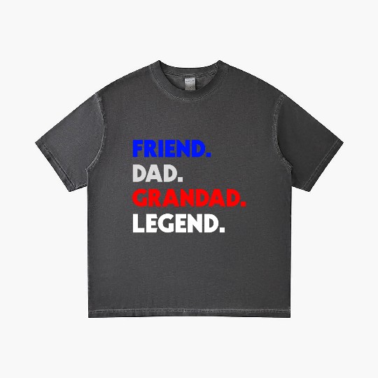 FRIEND DAD GRANDAD LEGEND Gradient T Shirts