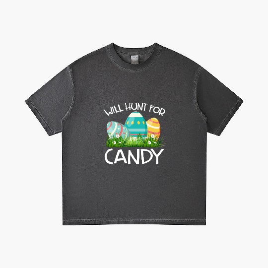 Will Hunt For Candy Funny Easter Gift Gradient T Shirts