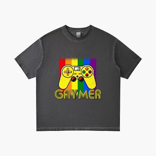 Funny Gaymer Gay Gamer - Pride Rainbow LGBT Gradient T Shirts