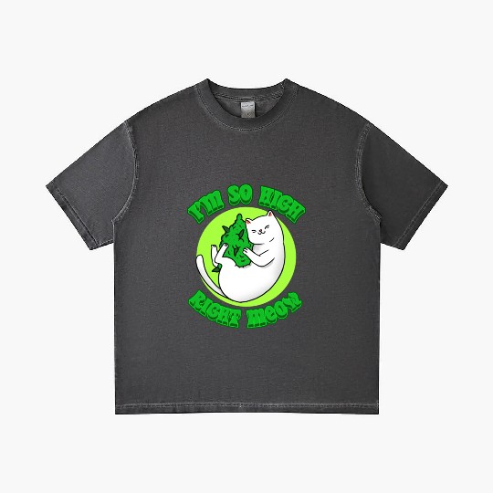 I m So High Right Meow For Weed Lover Gradient T Shirts