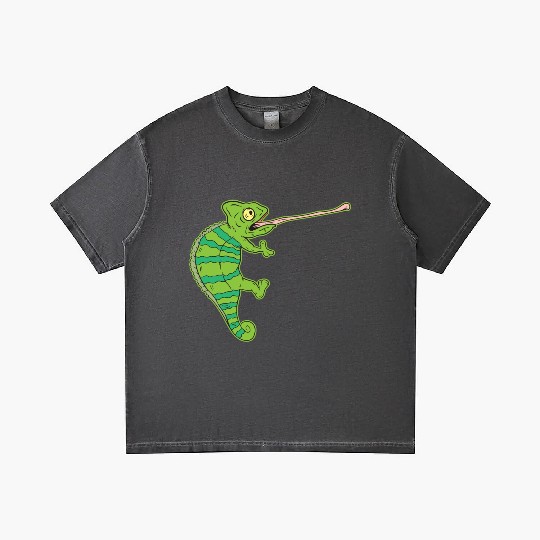Wildlife Climbing Chameleon Animal Welfare Gift Gradient T Shirts