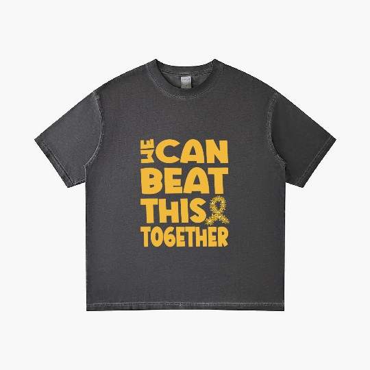 We Can Beat This Childhood Cancer Awareness Gradient T Shirts