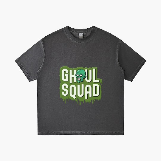 Ghoul Squad Creepy Scary Zombie Cute Halloween Gradient T Shirts