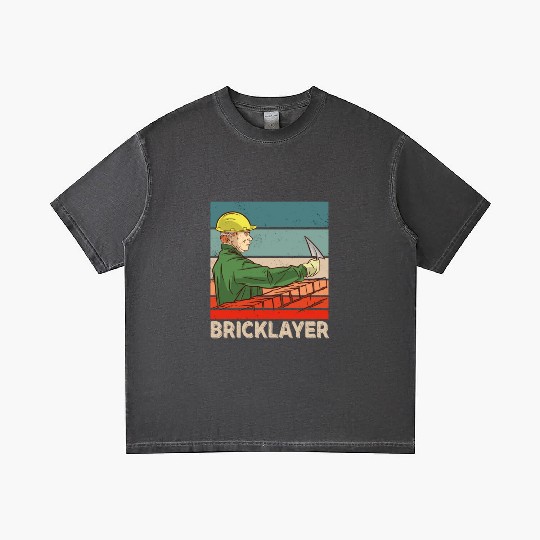 Bricklayer Bricklaying Mason Brick Gradient T Shirts