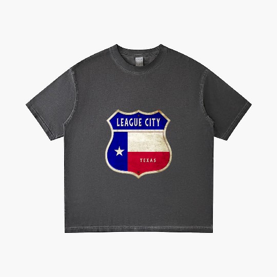 League City Texas crest flags design Gradient T Shirts