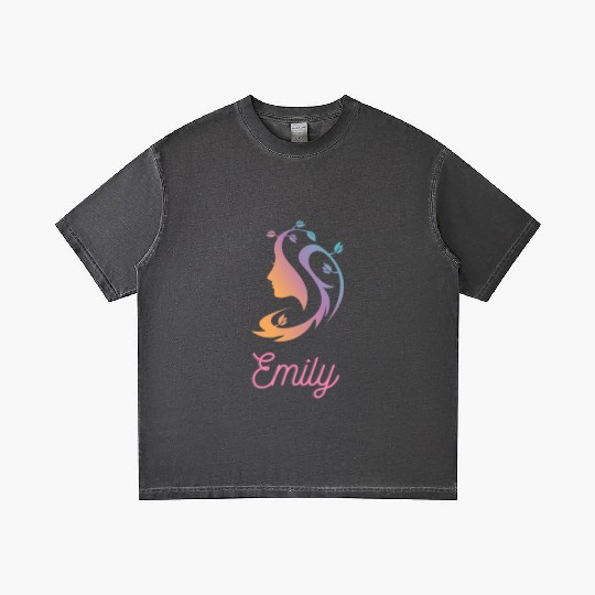 Emily Name Epic Feminine Woman, Girl, Lady, Wife Gradient T Shirts