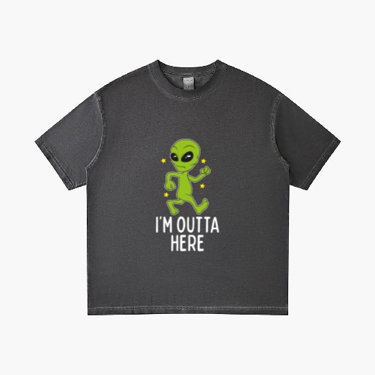 I'M Outta Here Alien Storm Area 51 Alien Running A Gradient T Shirts