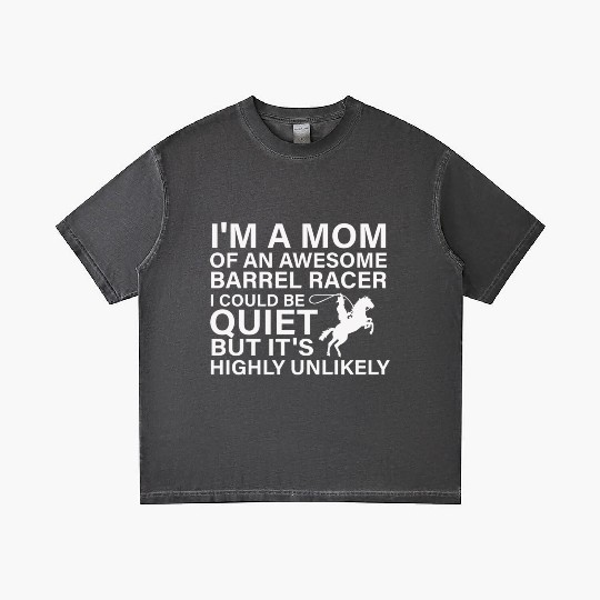 Barrel Racing Mom Barrel Racing Gradient T Shirts Rodeo Horse