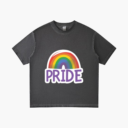 Pride Month LGBTQ Sticker Gradient T Shirts