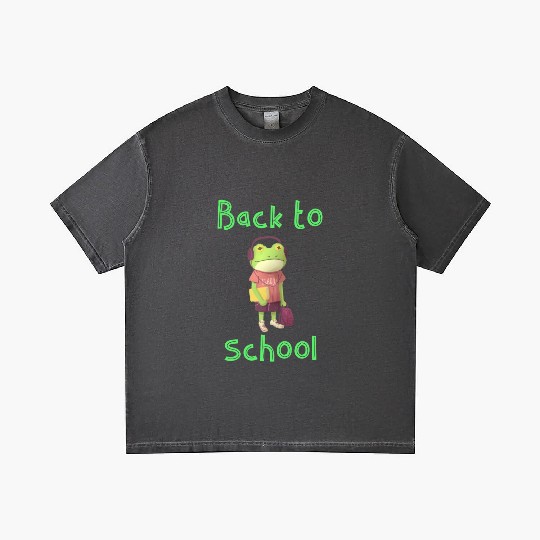Frog Back To School Gradient T Shirts