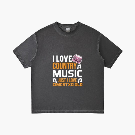 I love Country Music Gradient T Shirts