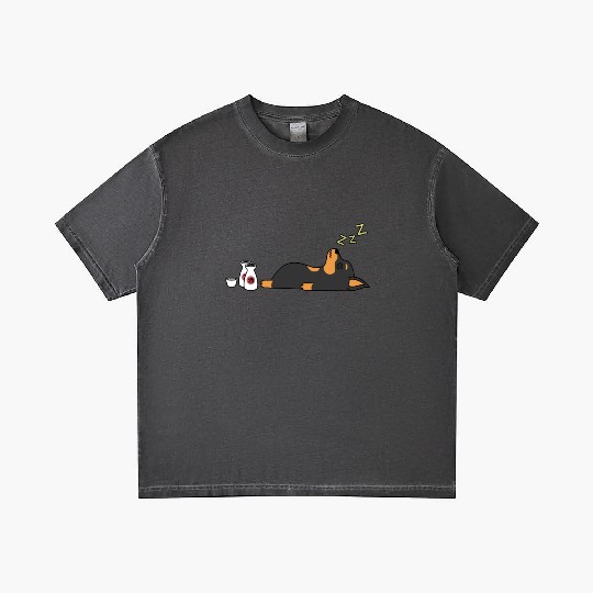 Miniature Pinscher Sake Drunk Gradient T Shirts