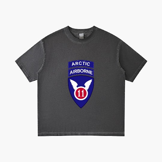 11th Airborne Division w Arctic Tab wo Txt X 300 Gradient T Shirts