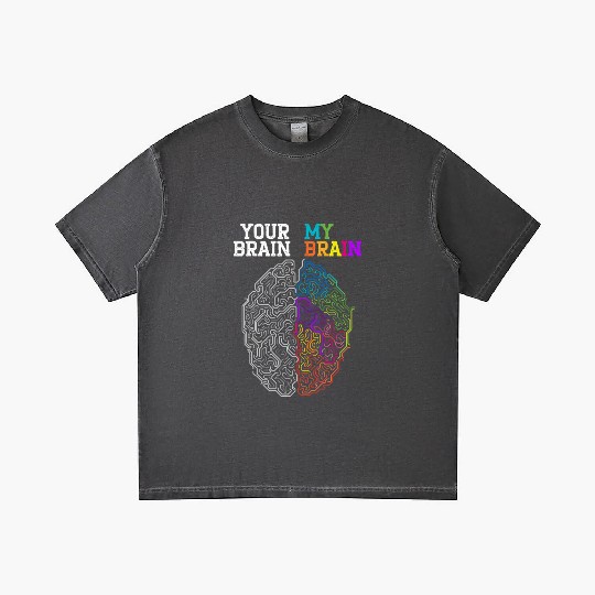 Your Brain My Brain Embrace Neurodiversity ADHD Gradient T Shirts