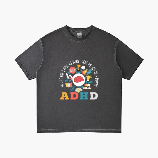 ADHD Warrior Embrace Neurodiversity ADHD Awareness Gradient T Shirts