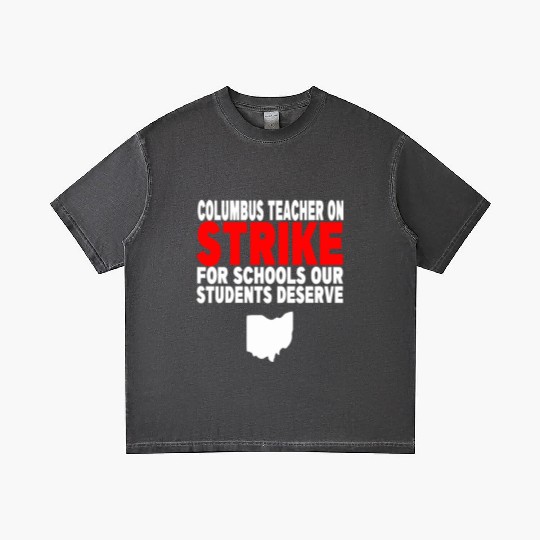 Columbus Ohio School Teachers Strike OH Teacher Gradient T Shirts