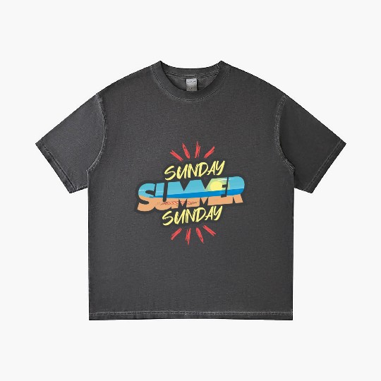 Sunday Summer Gradient T Shirts