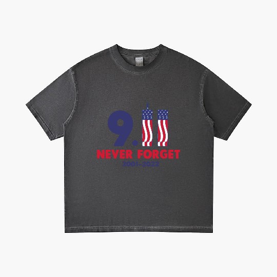 911 Never Forget 2001-2022 Patriot day Gradient T Shirts