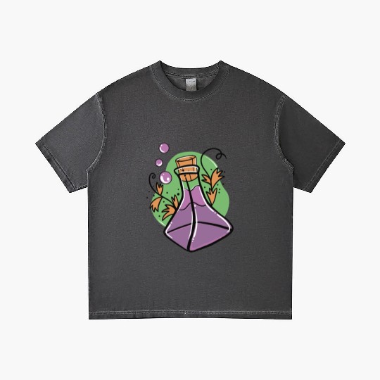 A glass of purple poison with Fall leaves Gradient T Shirts