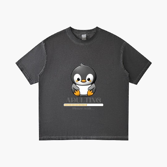 Little penguin adulting Gradient T Shirts