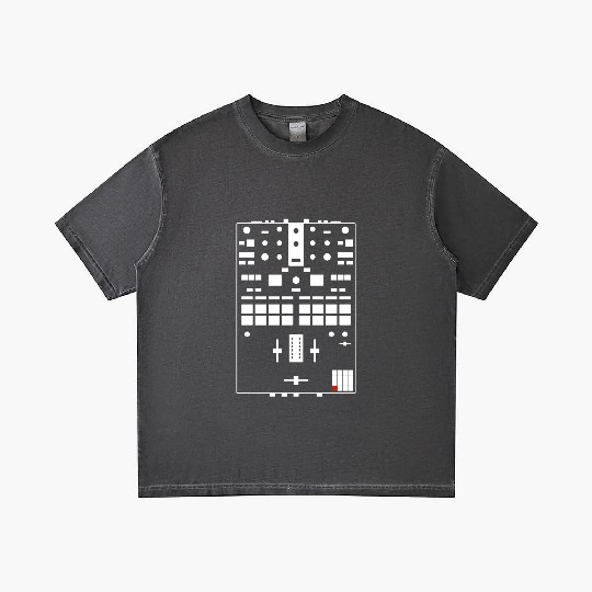 DJ MIXER VINYL Gradient T Shirts