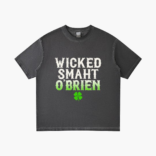 Wicked Smaht O'Brien Clan Boston Irish Slang Gradient T Shirts