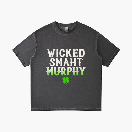 Wicked Smaht Murphy Clan Boston Irish Slang Gradient T Shirts