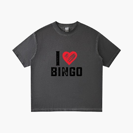 I Love Bingo Funny Bingo Lover Funny Bingo Gradient T Shirts