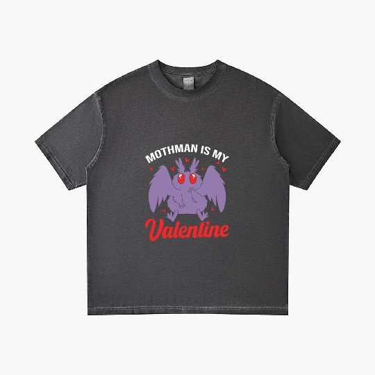 Funny Valentines Day Cryptid Cute Mothman Gradient T Shirts